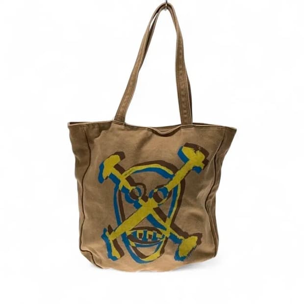 비비안 웨스트우드 펑크 캔버스 토트백