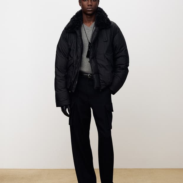 M 토니웩 셔링 카라 푸퍼 패딩 블루종 블랙 미개봉 판매