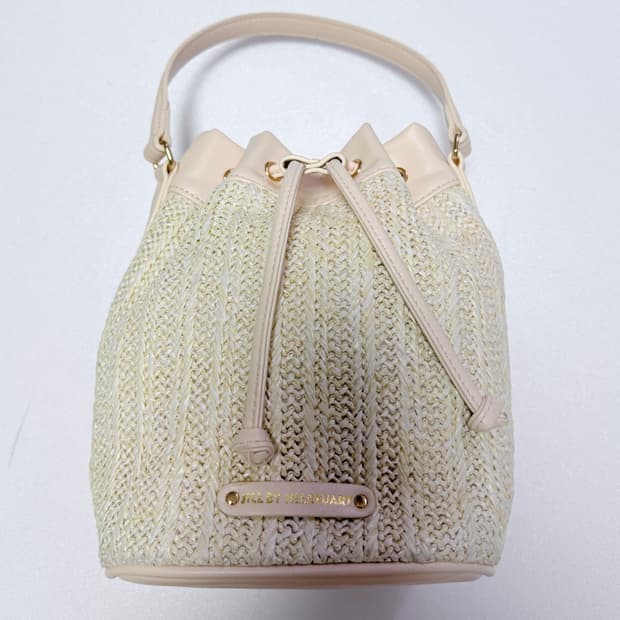 🤍질바이질스튜어트 라탄 버킷백 아이보리 토트백🤍
