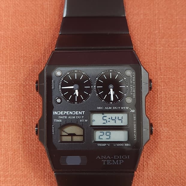 CITIZEN INDEPENDENT ANA-DIGI TEMP 시티즌 아나