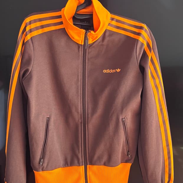 아디다스 오렌지브라운 져지 s