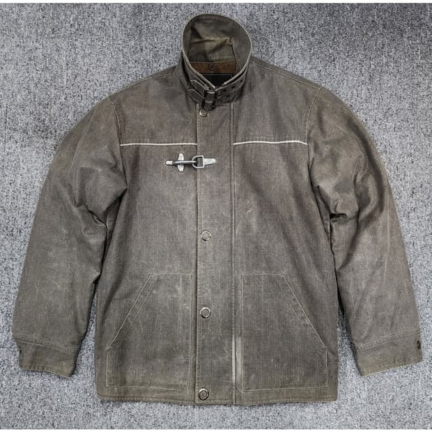 레스큐 스쿼트 일본 빈티지 토글후크 코듀로이 자켓 M
