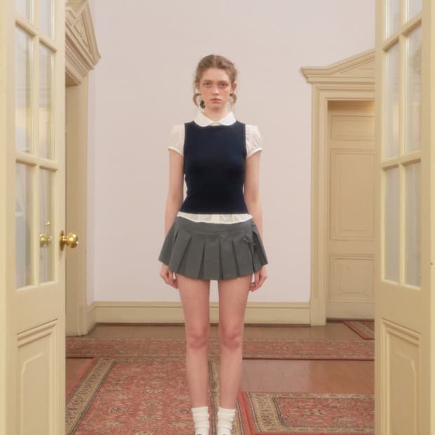 pehrt Two-way Knit Vest (Navy)