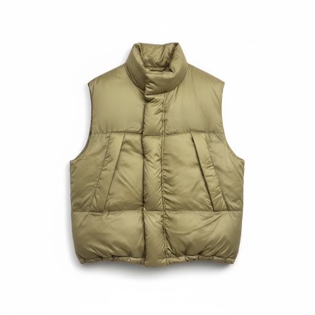 토마스모어 필버그 다운베스트 베이지 S