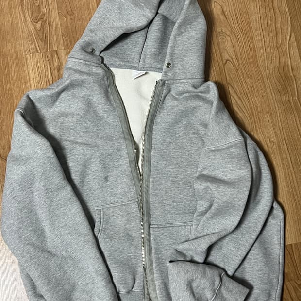 [L] 블라인드파일즈 후드집업 그레이