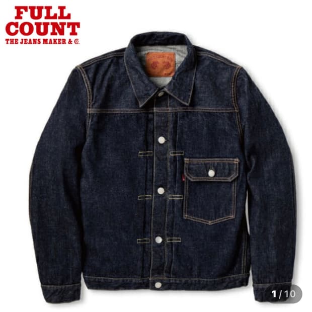 풀카운트 2107XX 1세대 G 데님 자켓 원워시