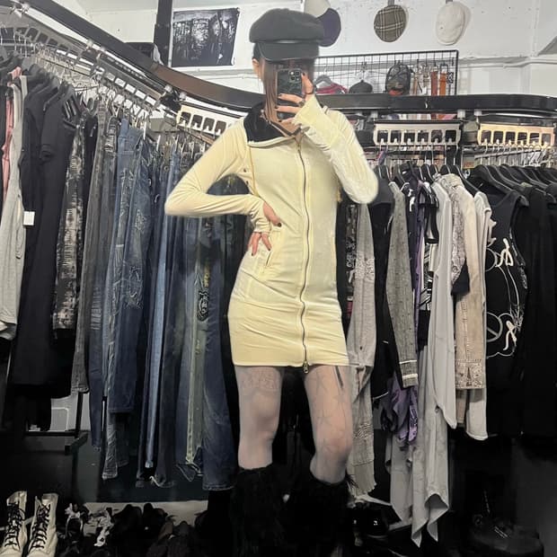 립서비스 워머 투웨이 후드집업