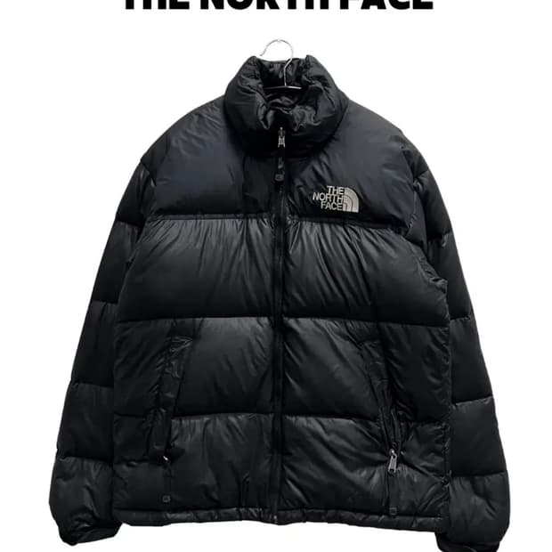 노스페이스 700필 구스다운 눕시 패딩 자켓 블랙 NFD00A62