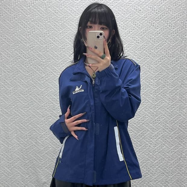 미쉐린 올드스쿨 레트로 빈티지 바람막이 워크 자켓 XL C11584