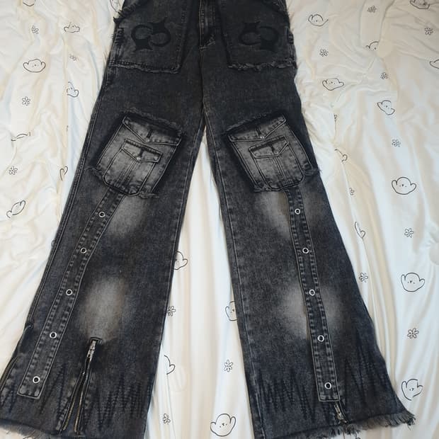 Le Losange X M-Hood Flare jeans