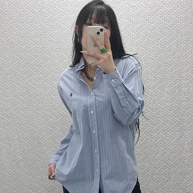 폴로 랄프로렌 YARMOUTH 모던 시크 체크 셔츠 105 C08407