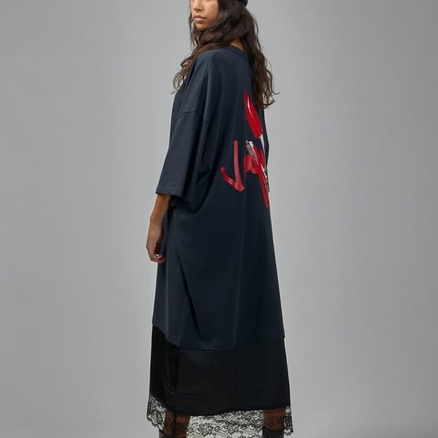 [S,M]바퀘라 립스틱 스립 레이스 드레스