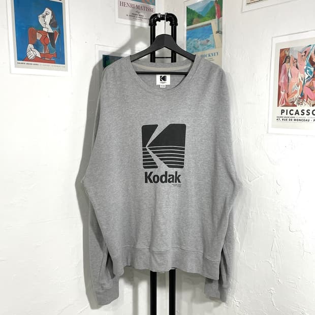 코닥 빅로고 후드티