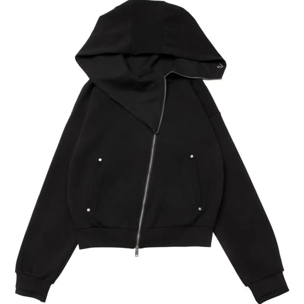 스키즘 인듀싱 CONVERTIBLE ZIP HOODIE BLACK