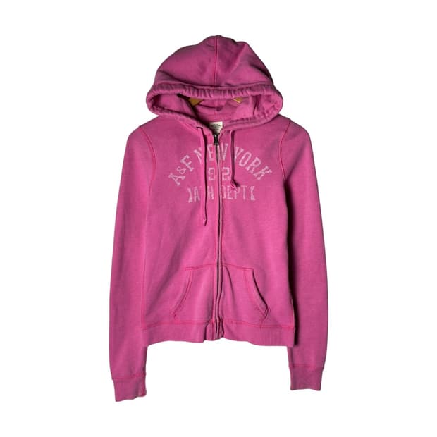 [A&F] 아베크롬비 핑크 후드집업