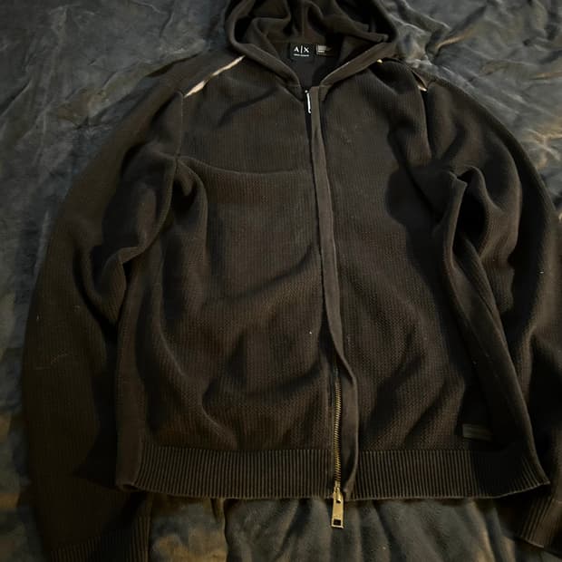 Armani Exchange 2way Slim Hoodie Zip Up