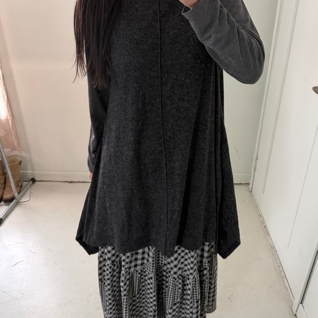 일본빈티지 울 레이어드 원피스