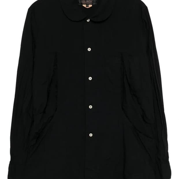 꼼데가르송블랙 패널셔츠 M