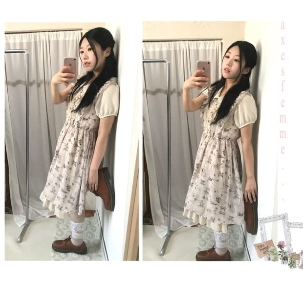axes femme antique lace dress