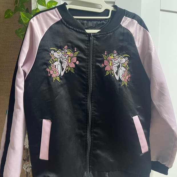 참스 핑크팬더 스카쟌 일본 분홍색 점퍼