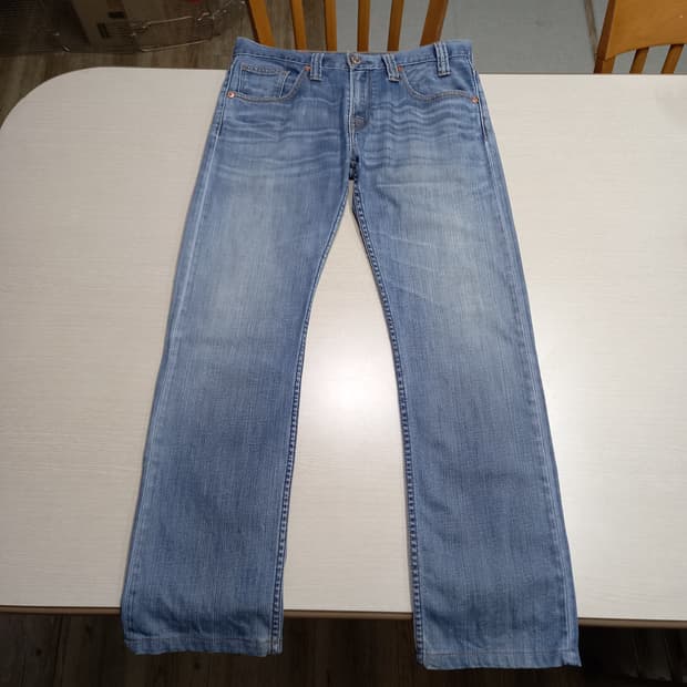 33 리바이스504 워싱 스판 일자진 연청 33-451