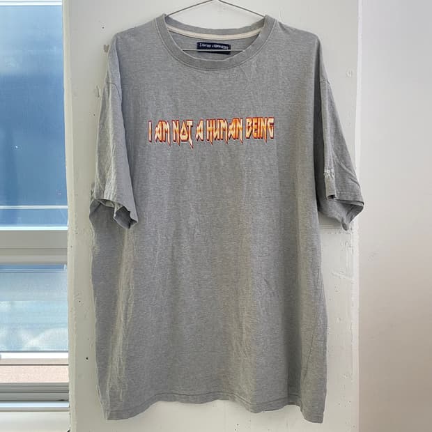 (XL) 아임낫휴먼비잉 반팔 티셔츠