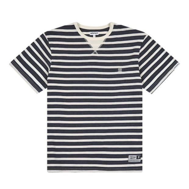 미개봉 새상품 사파리스팟 루베이스 스쿨잇더피자 스트라이프 반팔