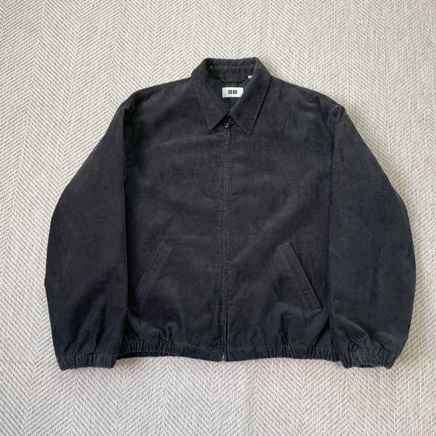 유니클로 x U 코듀로이 봄버자켓  