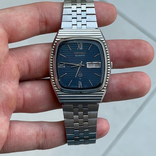 SEIKO quartz Navy Stripe Dial