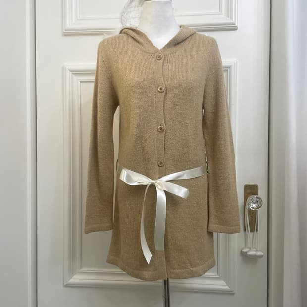 warm beige long caridgan opc(size-2)