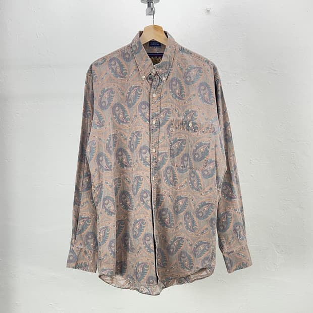 랄프로렌 챕스 오리엔탈 페이즐리 코튼 셔츠