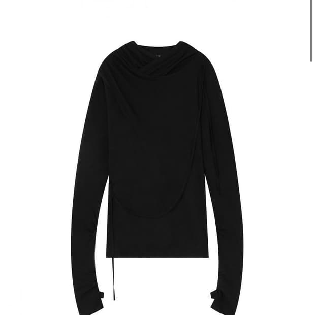 하르테올뎀Hooded Fract Sleeve [BK]