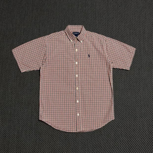 [S] Polo 폴로 랄프로렌 우먼즈 반팔 체크셔츠