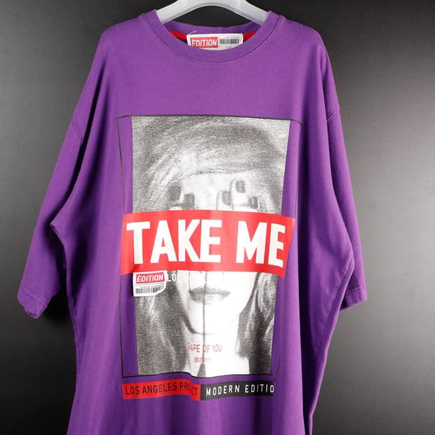 랩 핏 투 오버사이즈 티셔츠