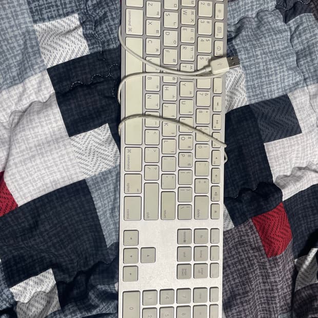 애플 유선 키보드