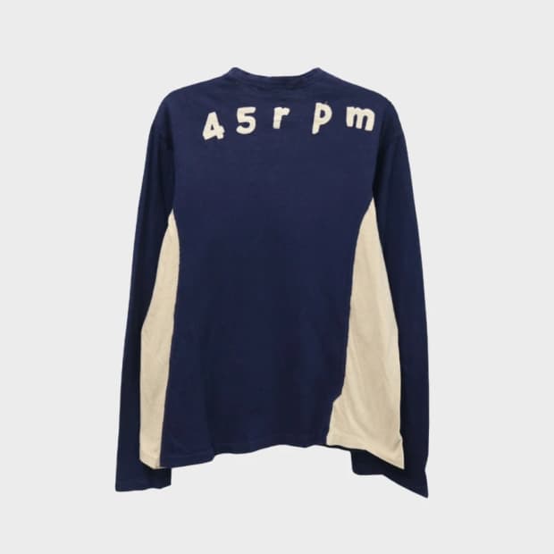 45RPM 배색 긴팔 티셔츠 61983