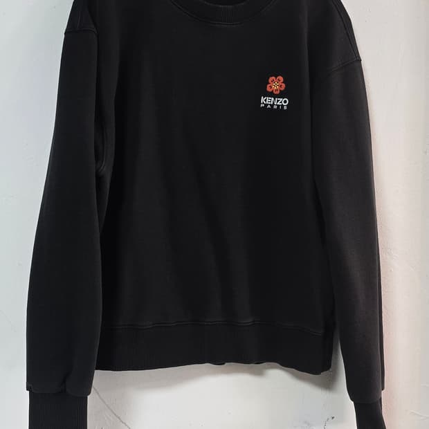 정품 겐조보크 블랙 남자맨투맨(L) 넉넉100~105 