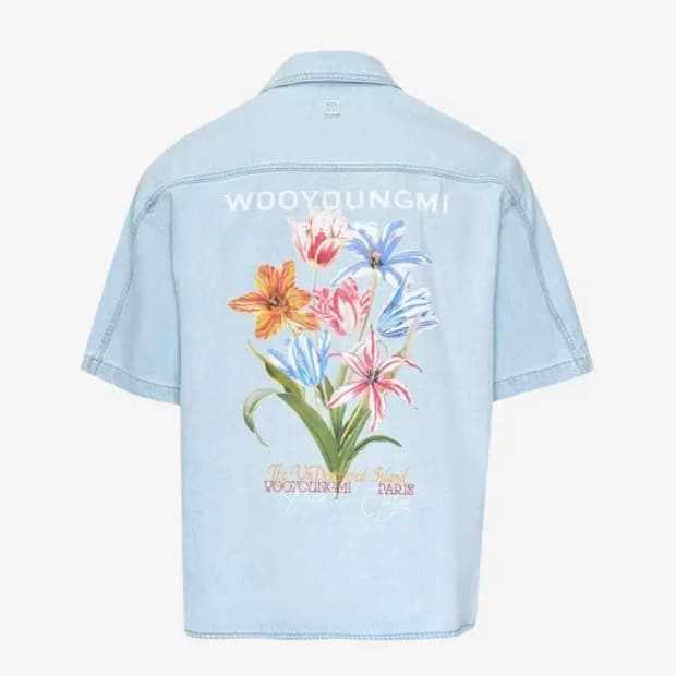 우영미 24ss 플라워 셔츠 새상품 (50)