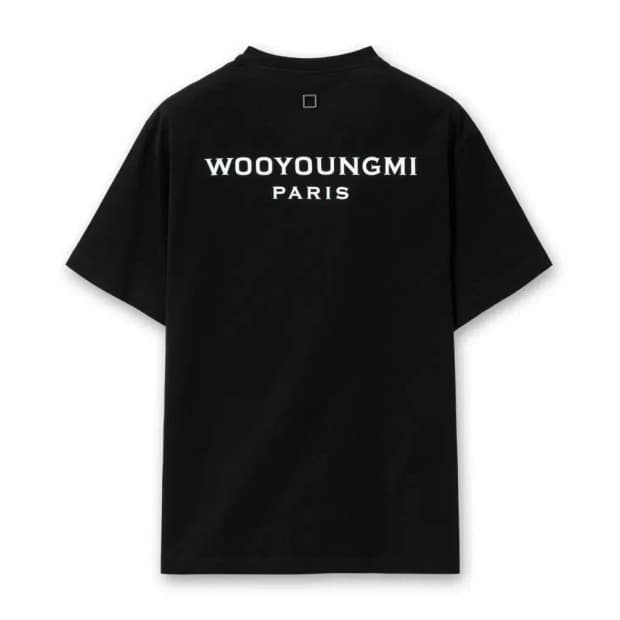 우영미 25fw 백로고 반팔 새상품 (블랙,화이트)