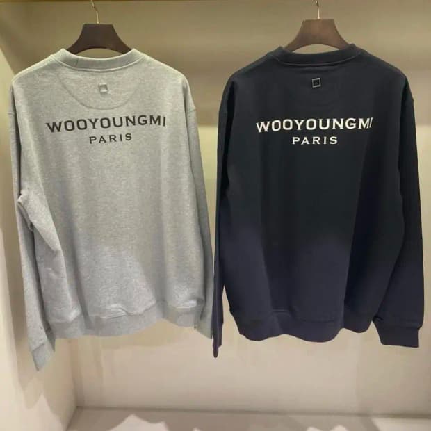 우영미 맨투맨 새상품 (그레이)