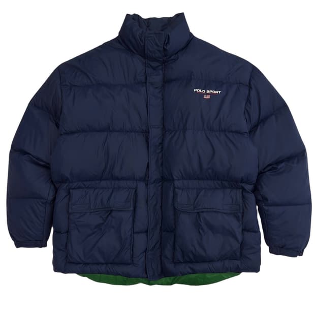폴로스포츠 올드스쿨 덕다운 패딩