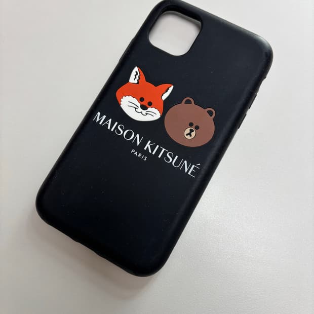 아이폰11 메종키츠네 X 라인프렌즈 폰케이스