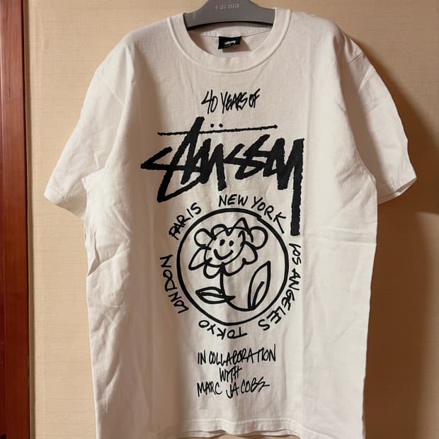 스투시 x 마크 제이콥스 40 월드투어 티셔츠 판매합니다.