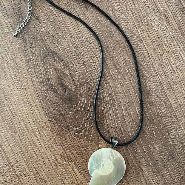 빈티지 자개 네크리스