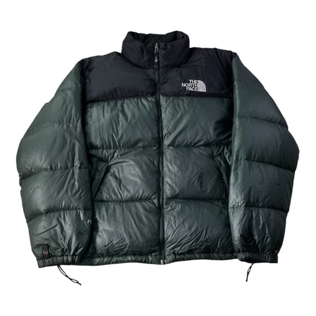 100 노스페이스 1996 눕시 700 카키 패딩