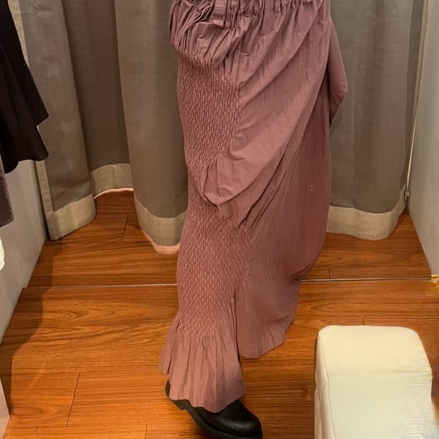 이세이 미야케 21 aw rise 맥시 스커트