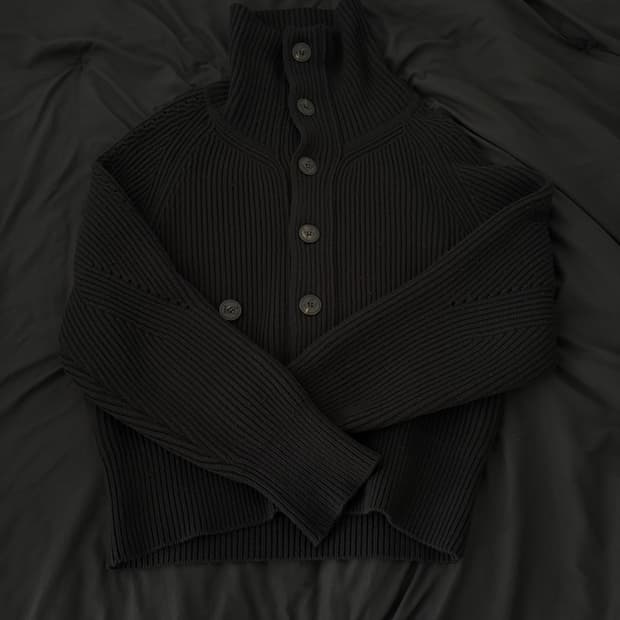 RECTO 오버사이즈 울 가디건