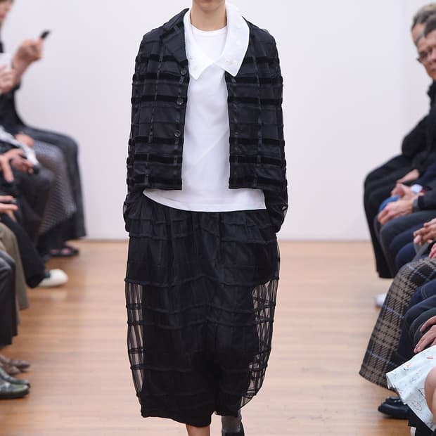 Velour Line Patchwork Tulle Jacket
