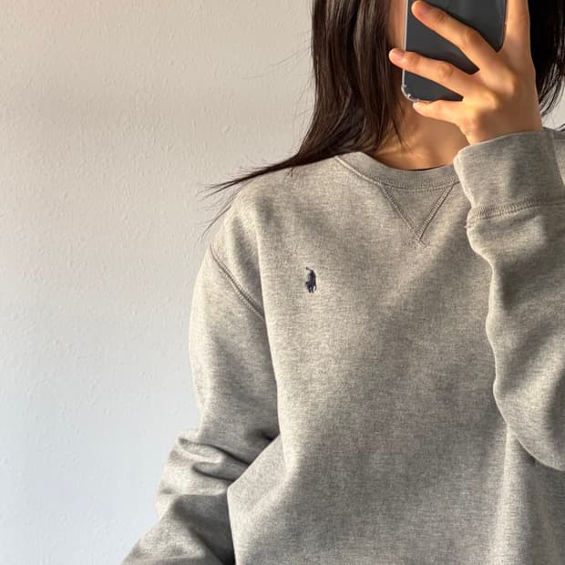 [M-L]폴로 랄프로렌 그레이 맨투맨