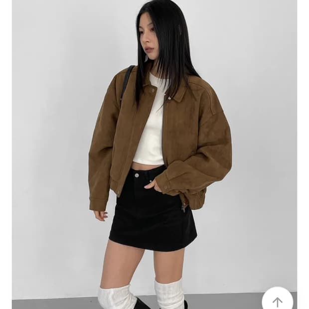 블랙업 월터 스웨이드 블루종 점퍼